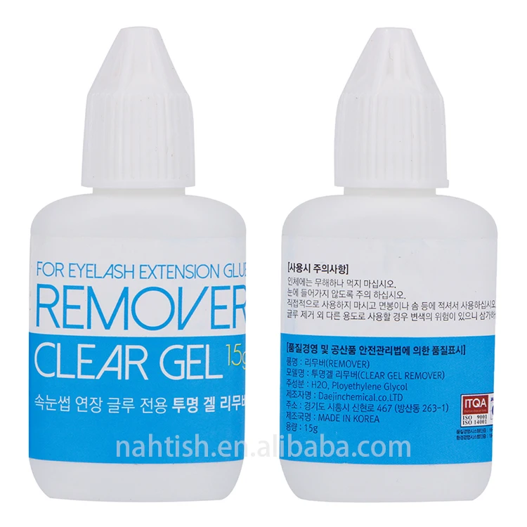 
Professional Korea Eyelash Glue Remover Clear Gel Type 15g Eyelash Glue Remover 