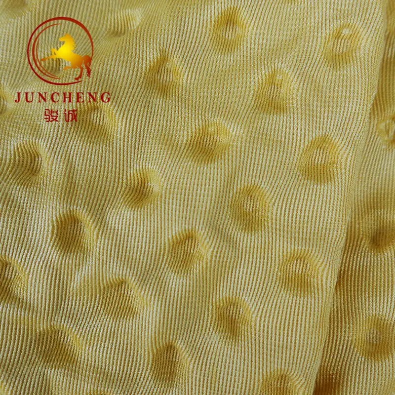 Manufacturer Supplier high quality simple style plain yellow color buy minky dot velvet fabric
