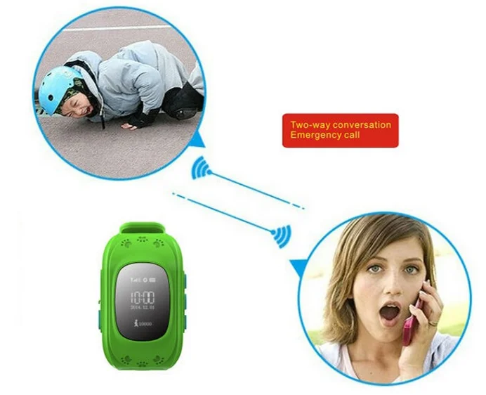Анти-потерянный Позиционирования наручные часы студент карты gps трекер дети трекер Q50/LBS Слежения GPS смарт-часы