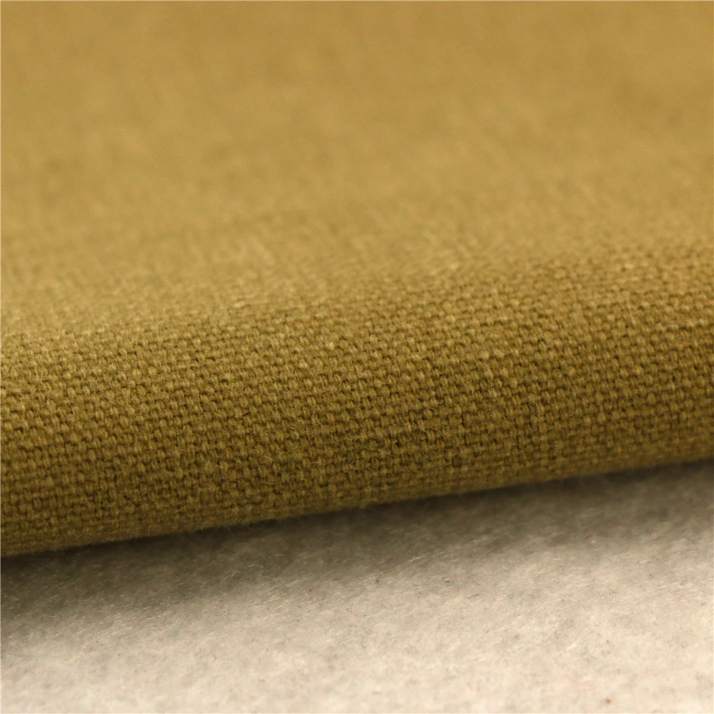 269GSM KHAKI cotton colored paint canvas coated fabric for bags