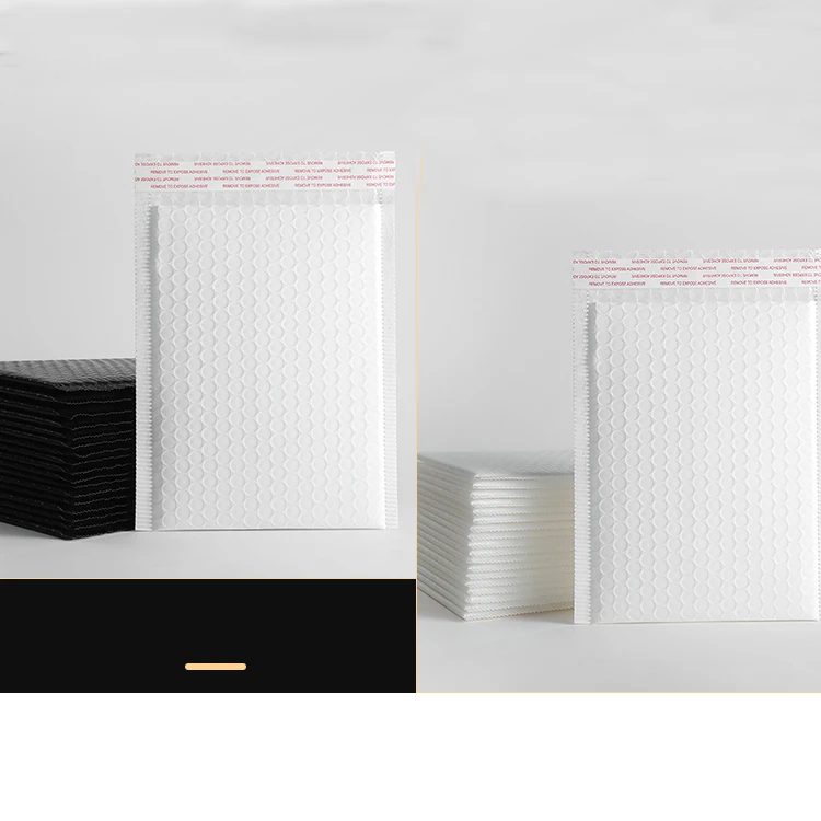 
black packing envelopes Custom Accepted mailer air matte bubble bag 