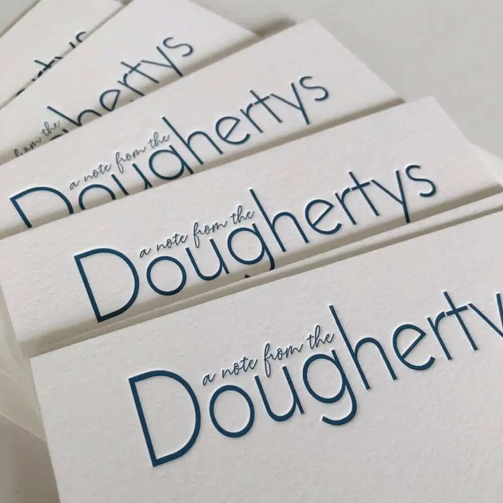 
Luxury hot stamping letterpress wedding invitation card designs 