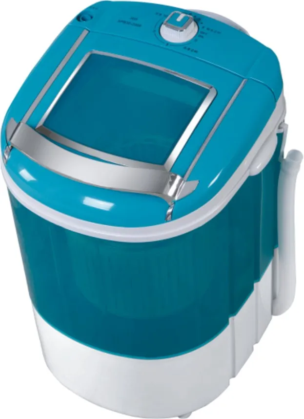 3.8kg semi automatic single tub clothes mini washing machine with spin dryer
