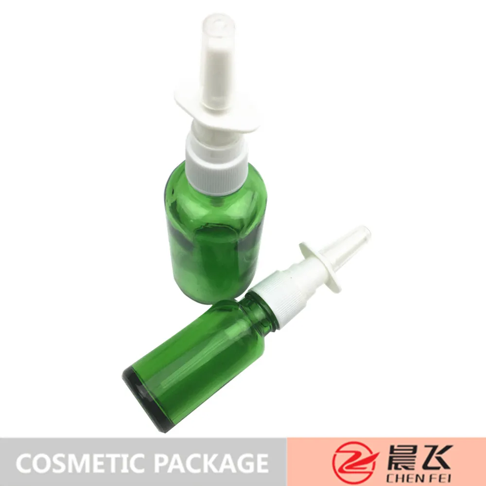 Eco-friendly liquid pump 18 410 plastic medical nasal sprayer dispenser with 0.12ml/t dosage