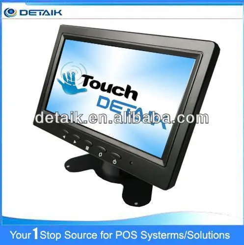 Dtk-0708r best selling 7 inch widescreen touch screen monitor wholesale