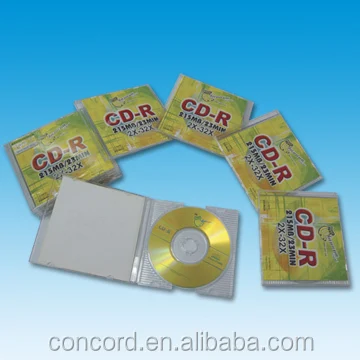 Banana desihn 80 minute blank disk hologram cd r