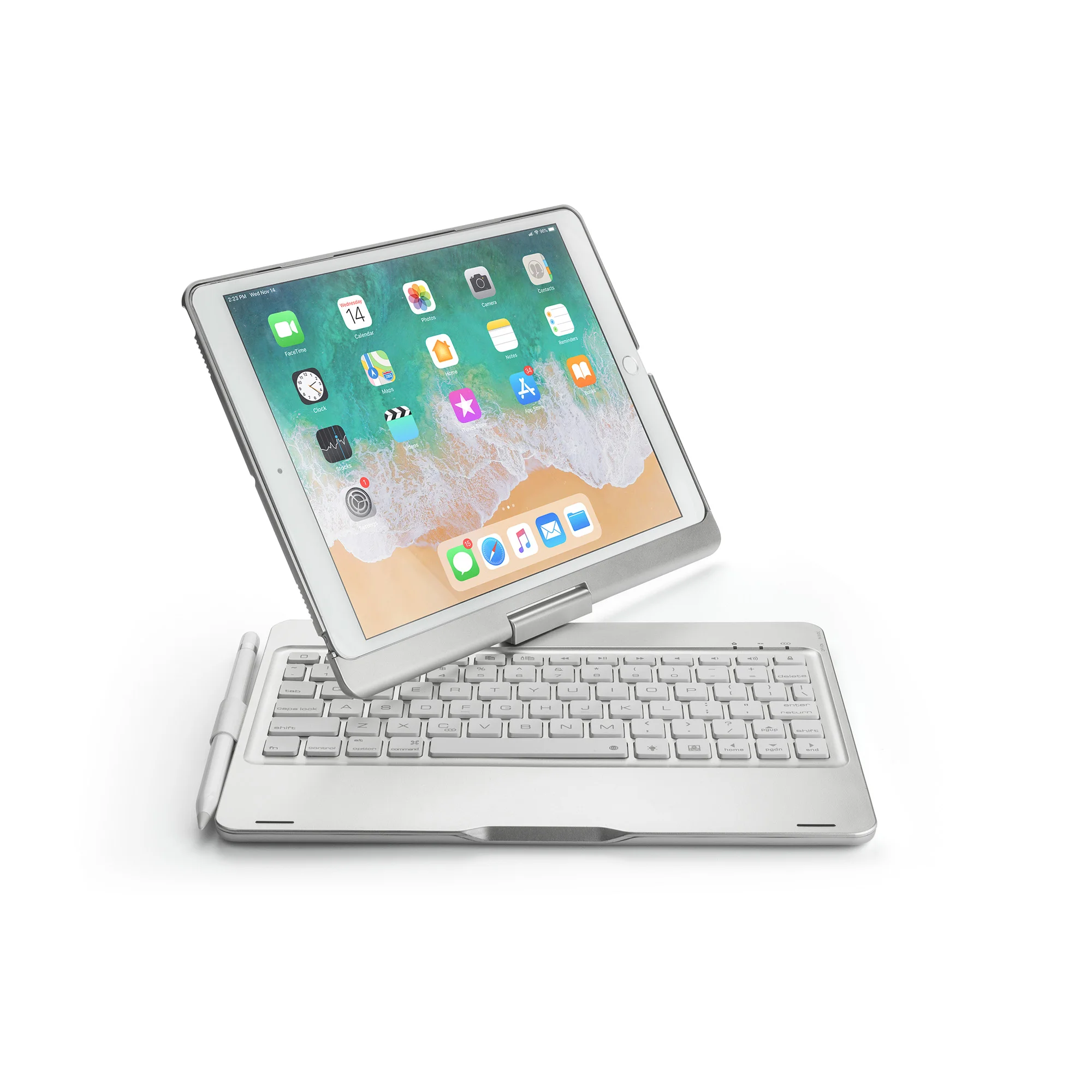 
 Клавиатура csae для ipad, чехол 9,7 дюйма, blueteeth, беспроводная клавиатура, чехол из алюминия, Поворот на 360 градусов  