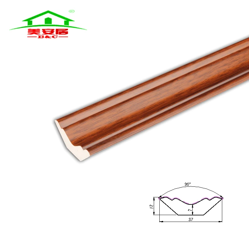 Cheapest Customized PVC Ceiling Crown moulding for ornament