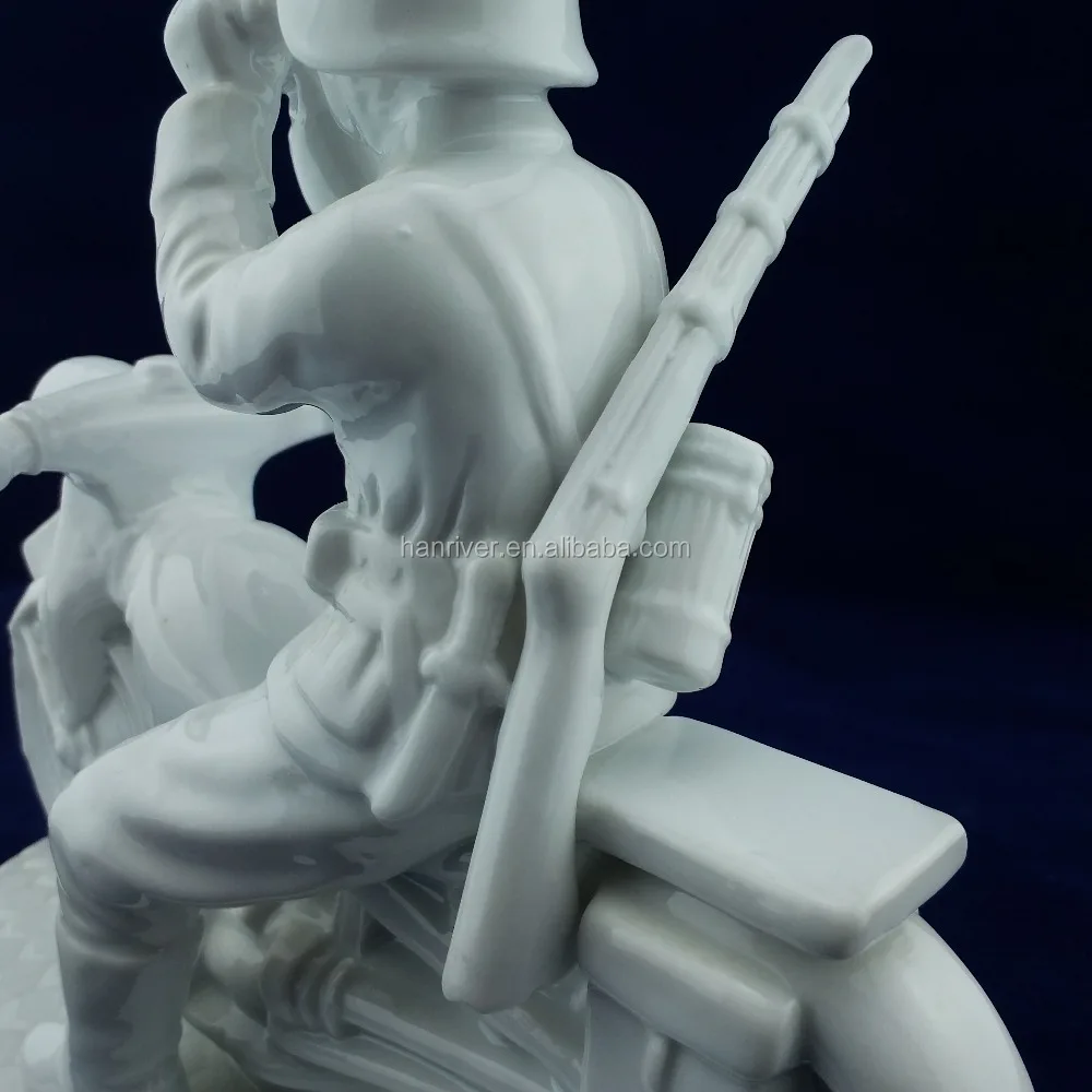 Abstract Art Ceramic Figurine Porcelain Figure Statue Home Studio Decor Ornament