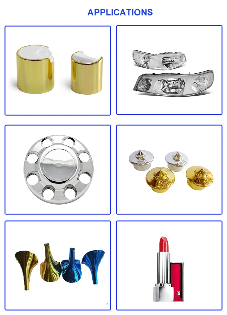 ABS Plastic Vacuum Chrome Plating Machine