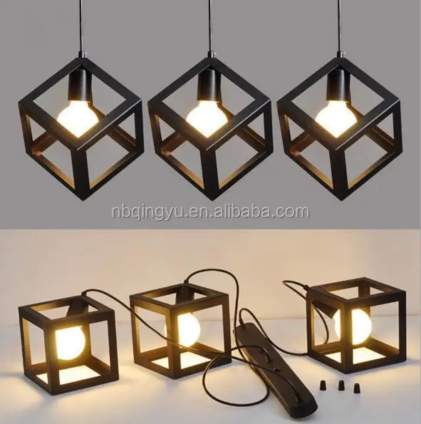 Vintage Industrial DIY Metal Ceiling Lamp Pendant Lighting Bulb Home Decor