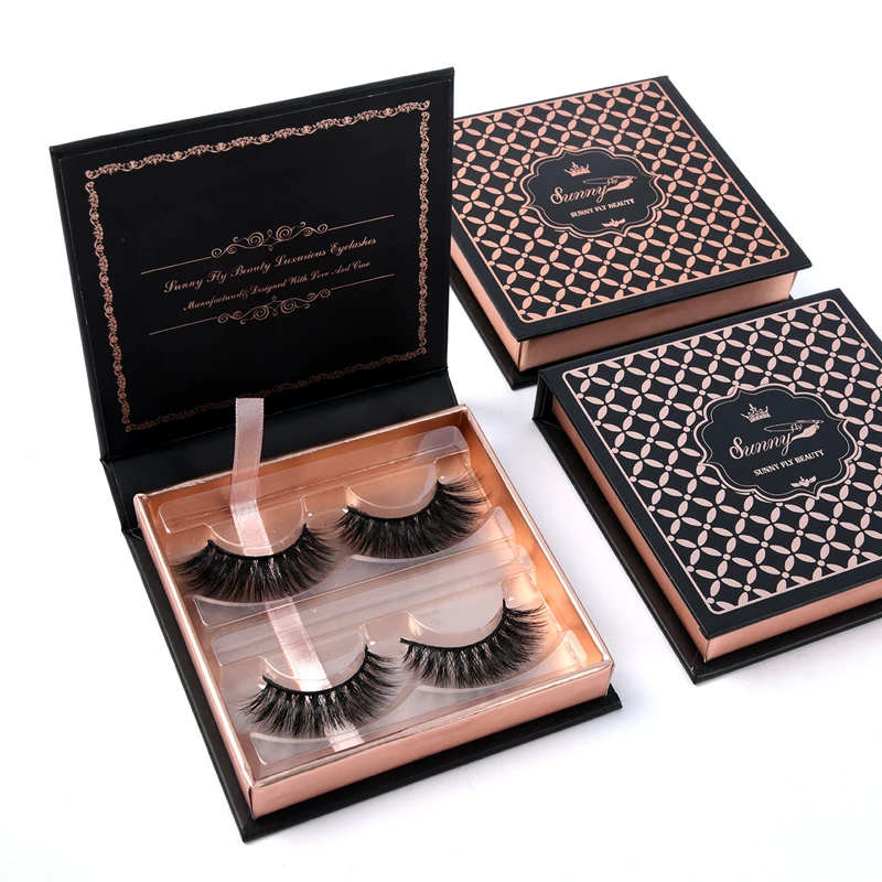 
Wholesale private label custom acrylic lash package box for eye lashes 