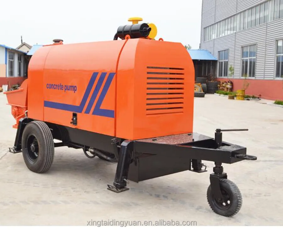 high quality! 30m3/h Diesel Engine Trailer Concrete Pump for sale with CE Certificated