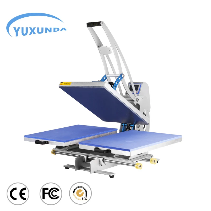 
Yuxunda double location heat press machine for t shirt printing manual flat heat press machine cheap for sale 