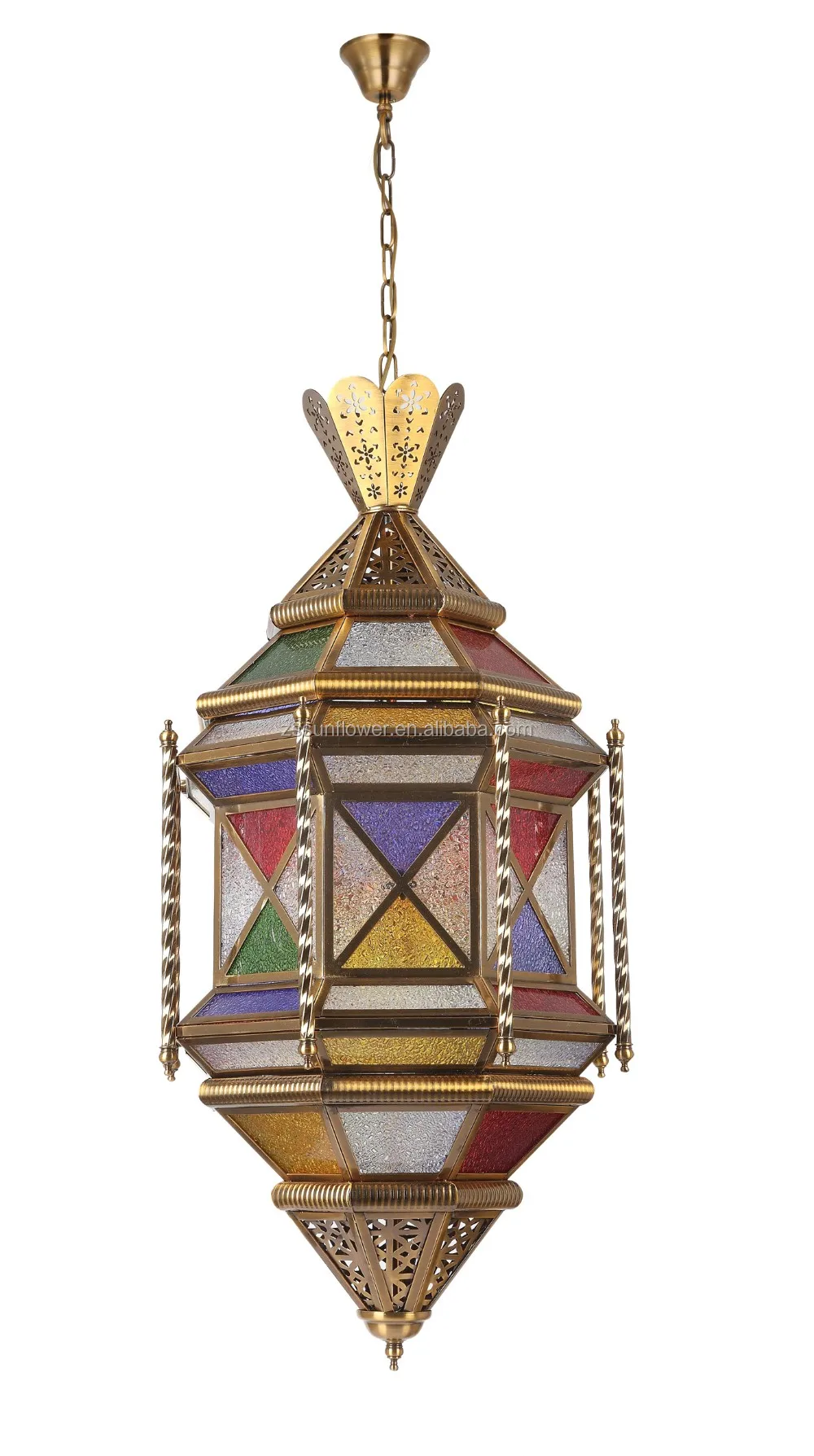 Arabic style handmade colorful pendant lighting for Dubai