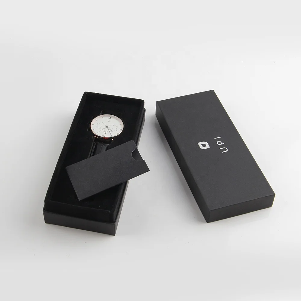 Маленькая длинная коробка с узкими длинными слотами коробка для часов для подарка