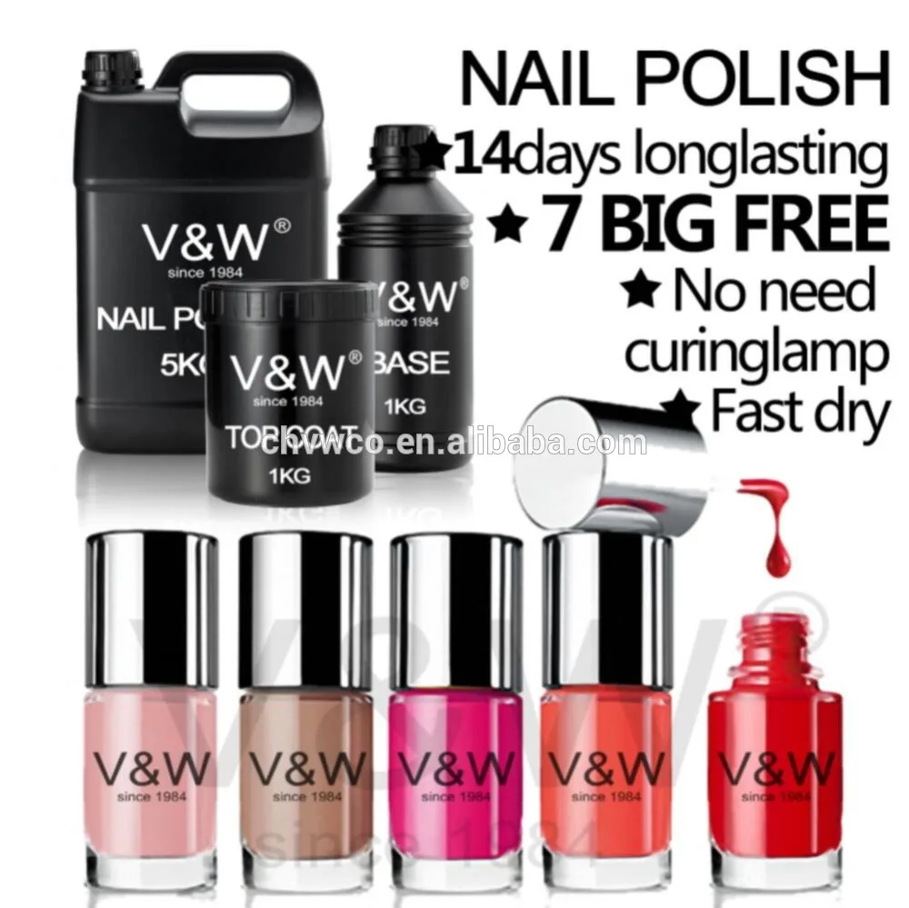 Water base no smell last 14 days polish nail art oem nail polish