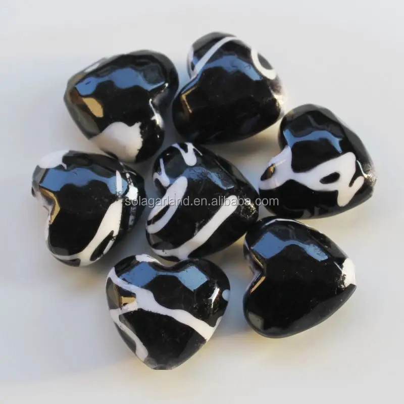 10*18*20 мм ИУ сердце свободные акриловые бусины оптовая продажа