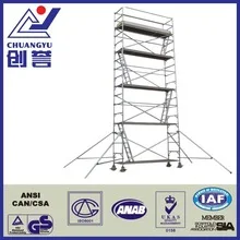 Advanced level galvanized steel a frame scaffolding for construction