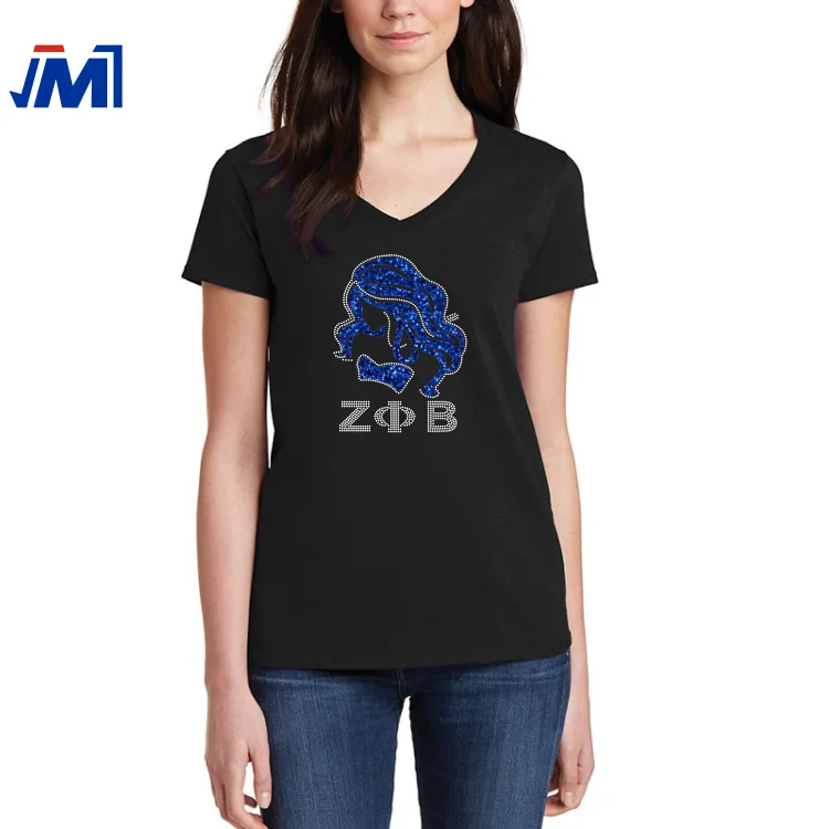 Zeta Phi Beta Glitter Heat Transfer Vinyl Rhinestone Heat Transfer