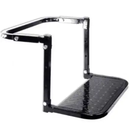 Черный складной стальной автомобиль шин шаг вверх лестница