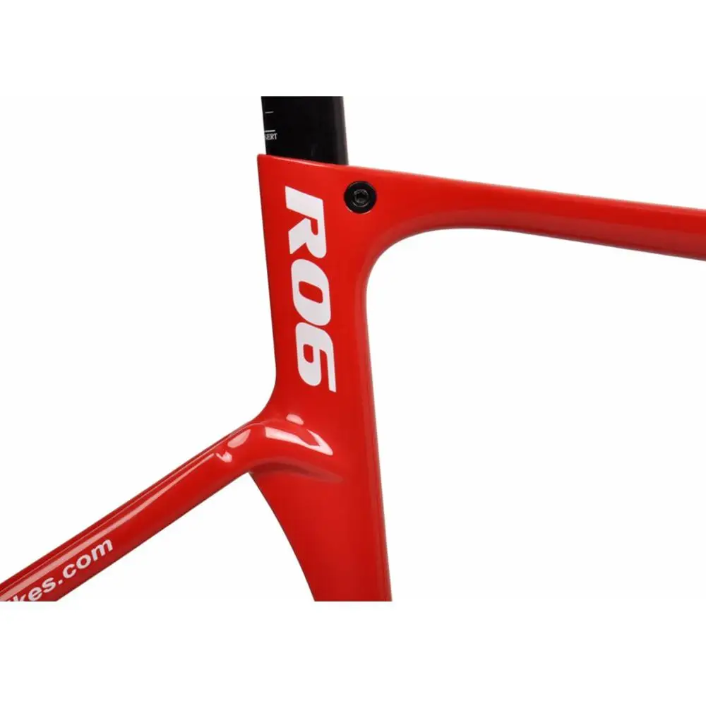 DENGFU Custom Road Bike Disc Aero Carbon Cycling Bicycle Frames Flat Mount