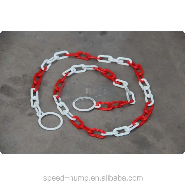 Best Price! Red & White O-Ring Plastic Road Traffic Safety Cone Chain