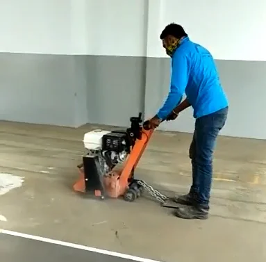 Floor removal walk behind scarifier asphalt milling machine