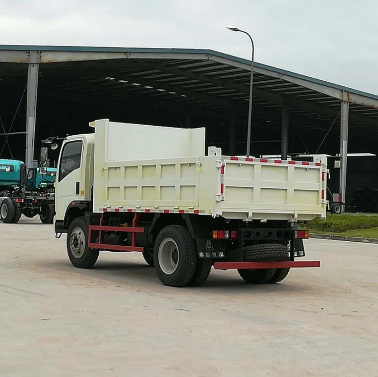 China Sinotruk homan 4x2 10Ton light duty dump truck for sale