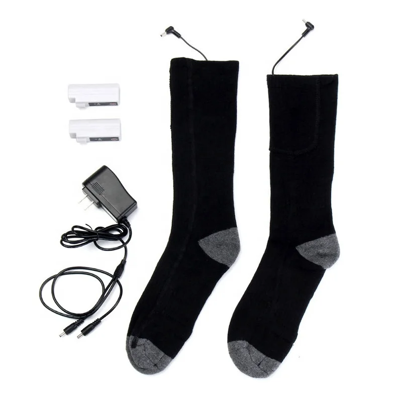 Winter Ski Usb Rechargeable Battery Electric Heated Socks