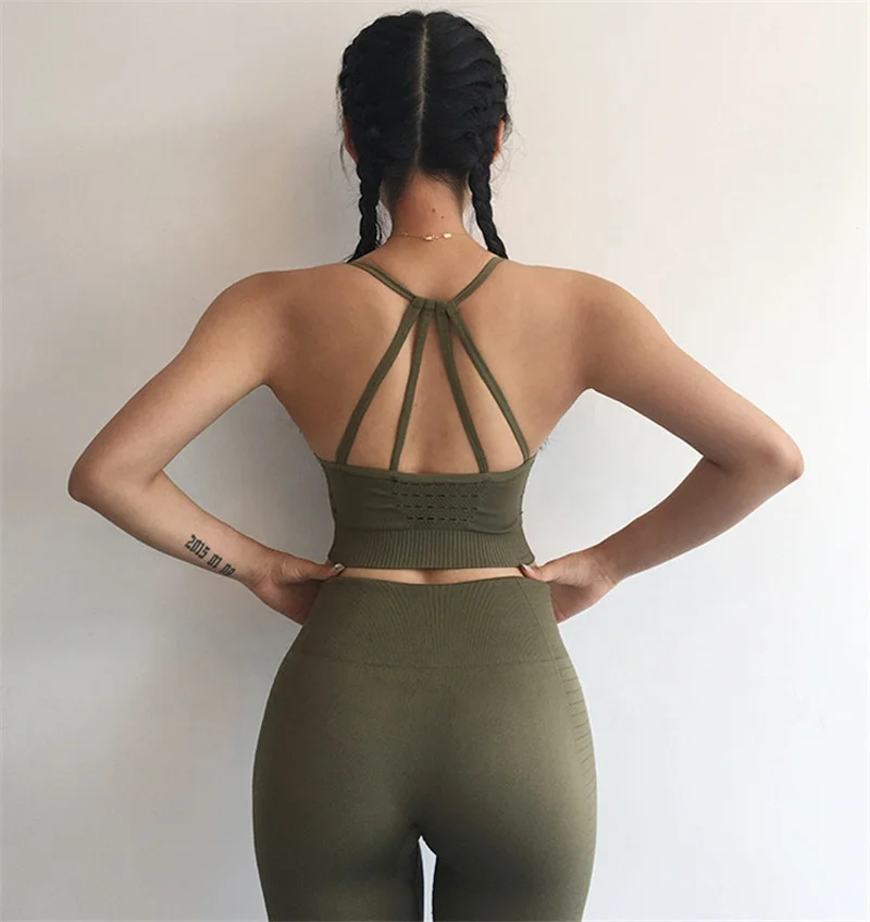 
Gym Fitness Clothing Shape-Enhancing Seamless Yoga Set 