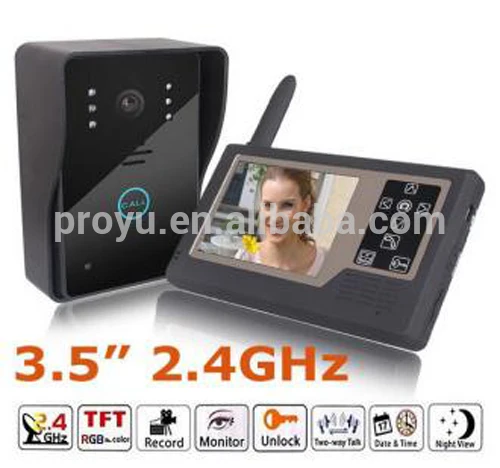 Waterproof Long Distance Wireless Video Intercom System