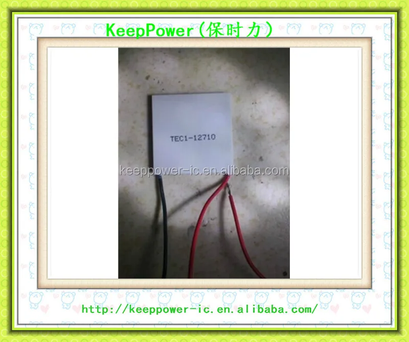 
TEC1-12710 40*40 мм 12v10a Peliter полупроводниковый 12V10A Термоэлектрический охладитель 
