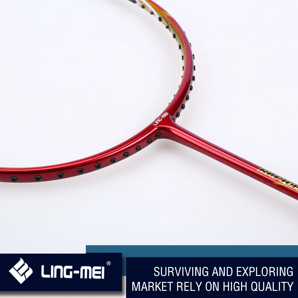 100% original LING-MEI badminton racket full carbon professional NANO METRE technology