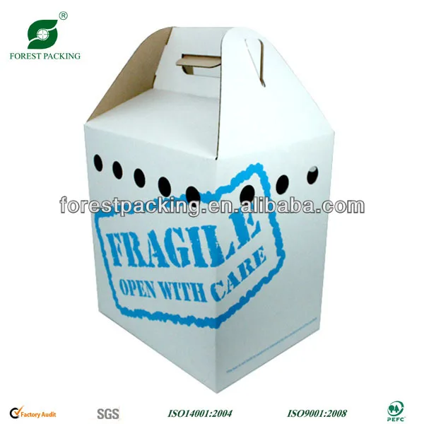 Живых животных картонная коробка