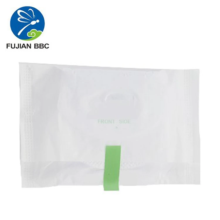 Hot sale feminine hygiene soft sanitary pad girl, 2 wing cotton disposable lady woman pad anion sanitary napkin with green core