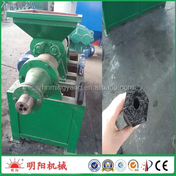 coal slime briquette machine/finger charcoal briquette maker/bamboo charcoal briquette extruder