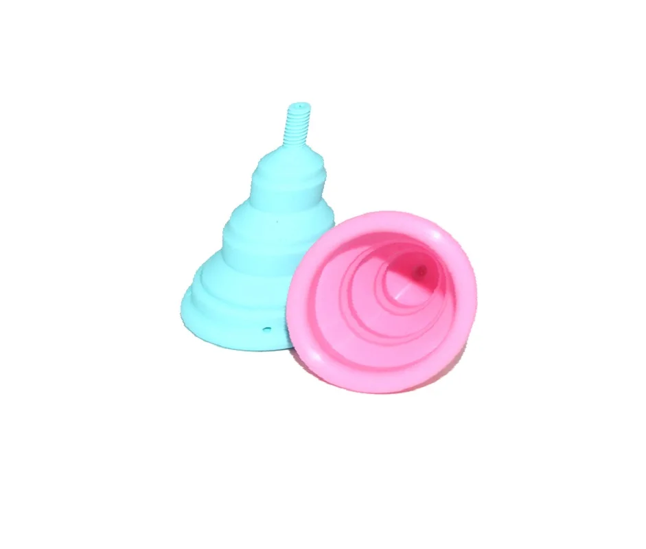 
Wholesale Medical Grade Feminine Lady Period Use Cup Silicone Liquid Collapsible Menstrual Cup 