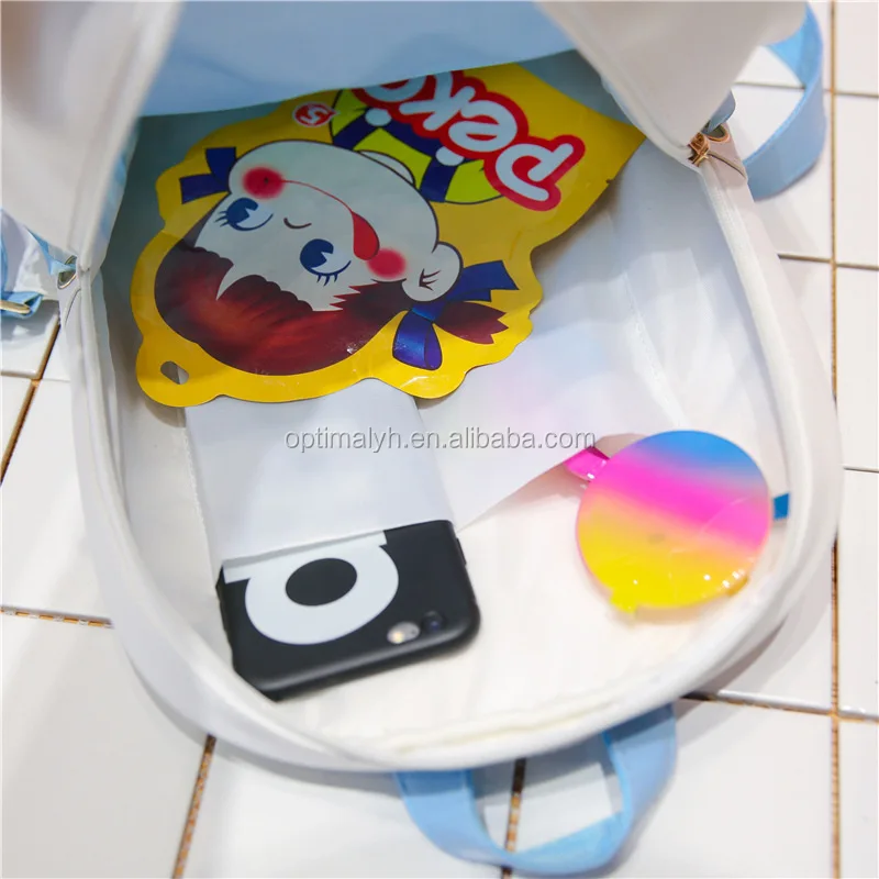 New Style Girls Hit Color Bowknot Shoulder Bags Campus Small College Students Backpack