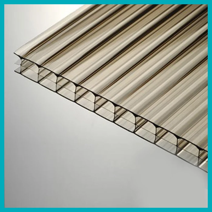 Прозрачный легкий вес полые цена кровельный листовой поликарбонат в штате керала