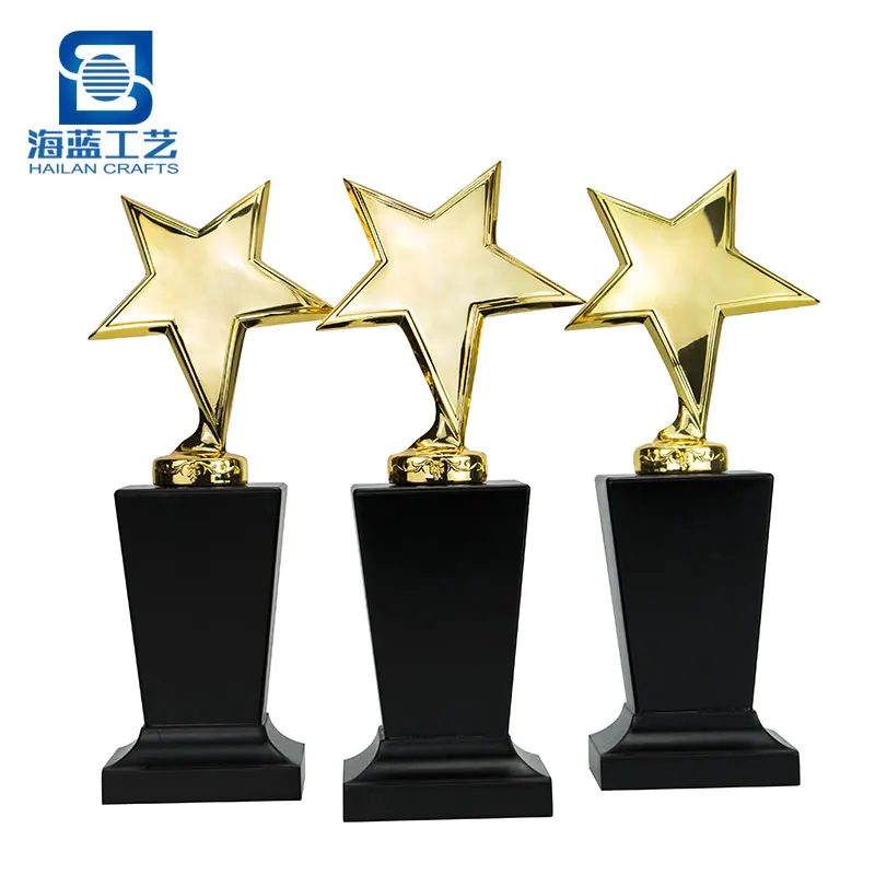 Custom metal gold sport run trophy fantasy american football table tennis bowling cricket golf trophy