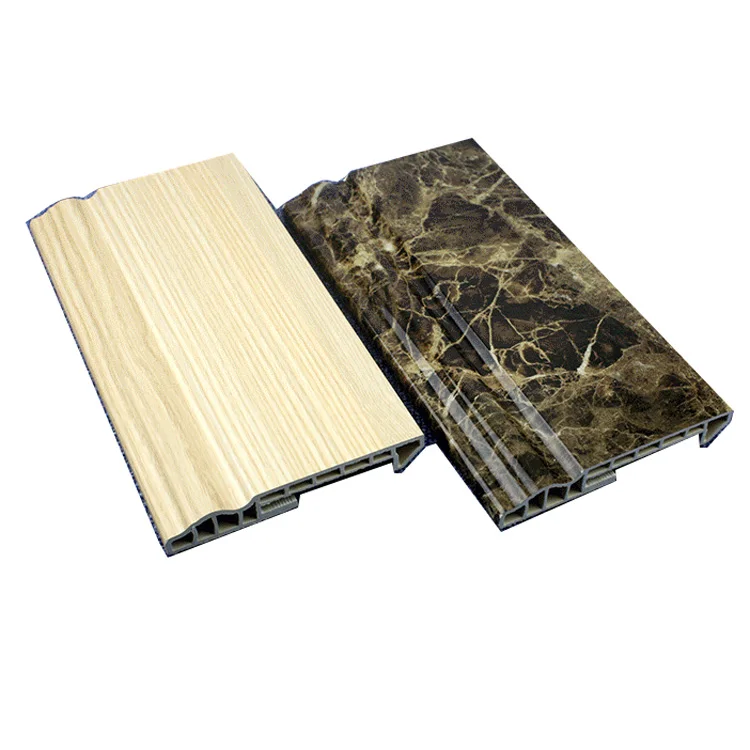
120MM PVC Floor Accessories Home Decorative Skirting board Manufacturer 