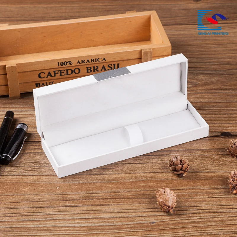Custom printed pen book shape cardboard paper box