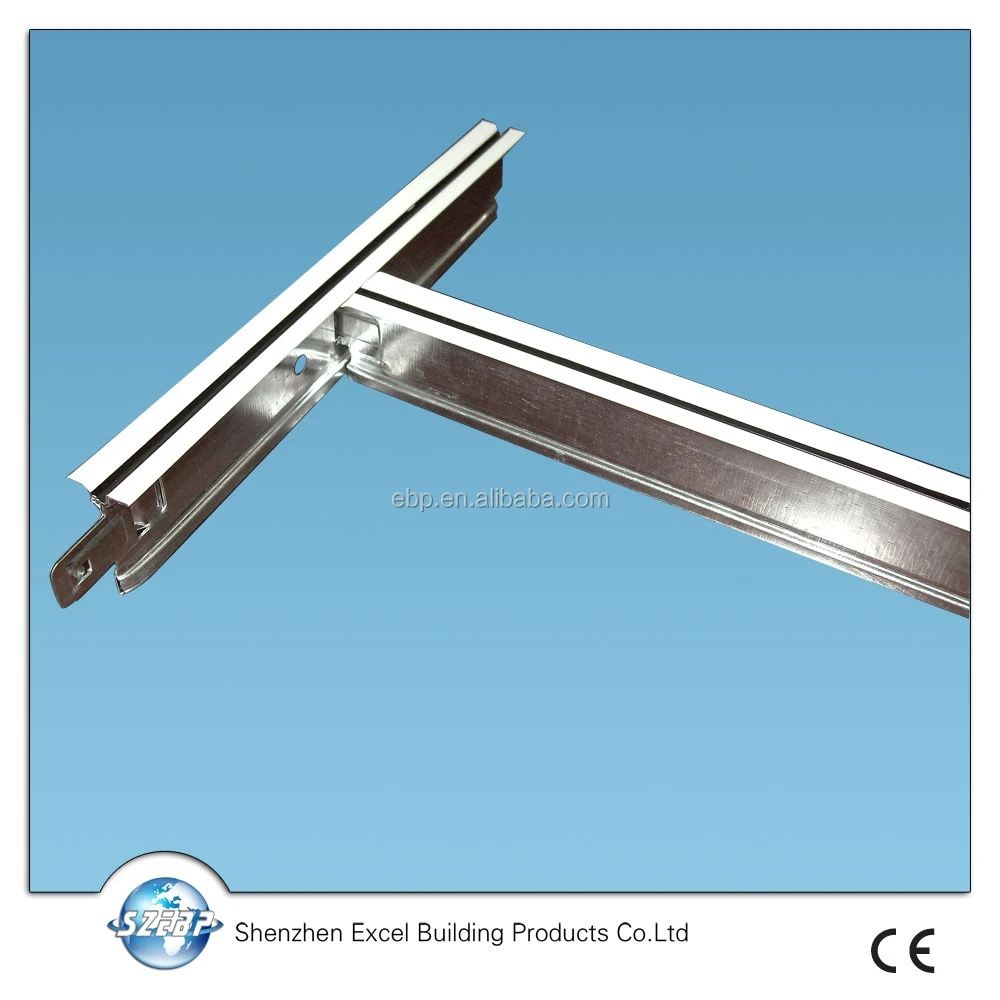 
Exposed ceiling system groove t grid, Ceiling keel groove t grid, Metal t grid 