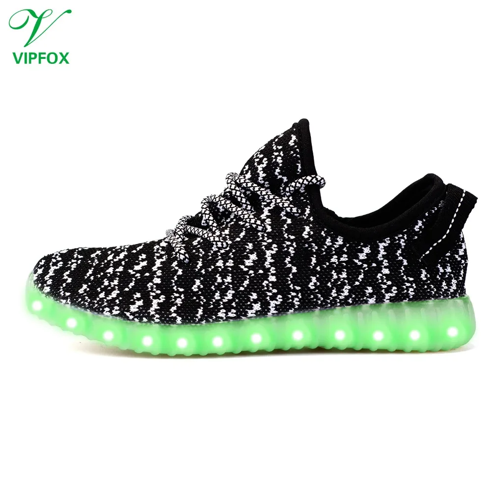 
VIPFOX Wholesale Top Quality Children Led Light mens Shoes Led Shoes For men 