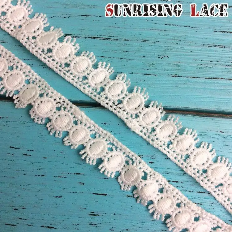 Factory Wholesale Guipure Polyester Trim Lace Embroidery