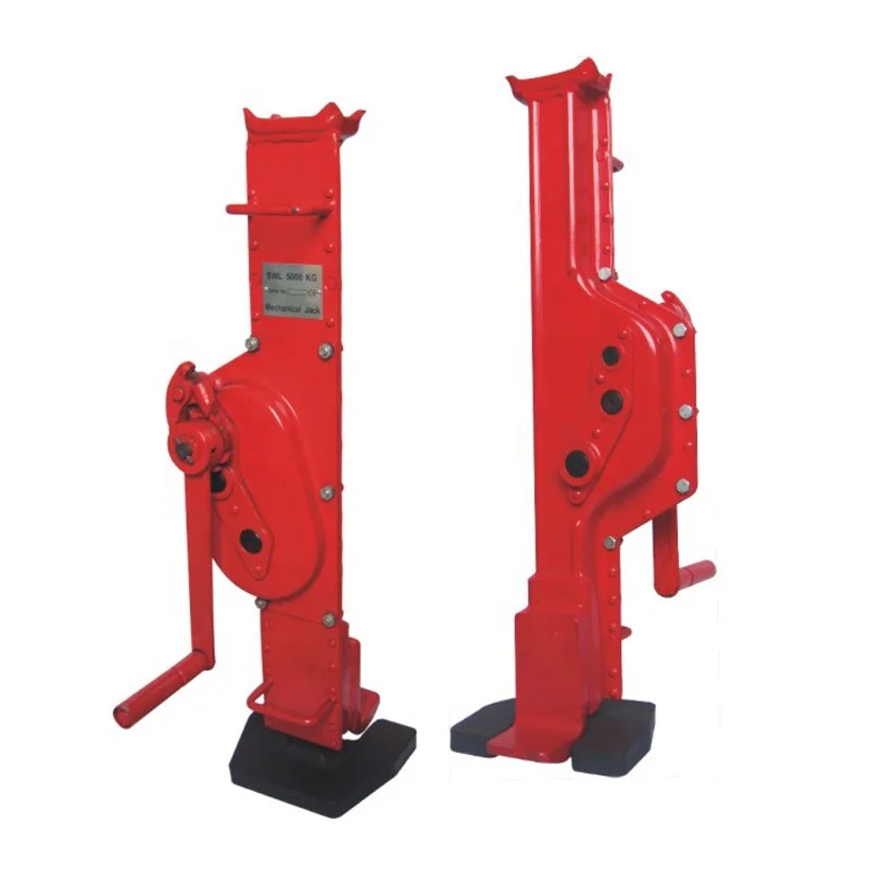 1.5 ton to 25 ton High quality manual handle mechanical lift jack rack screw jack mechanical lifting jack stand 5 ton