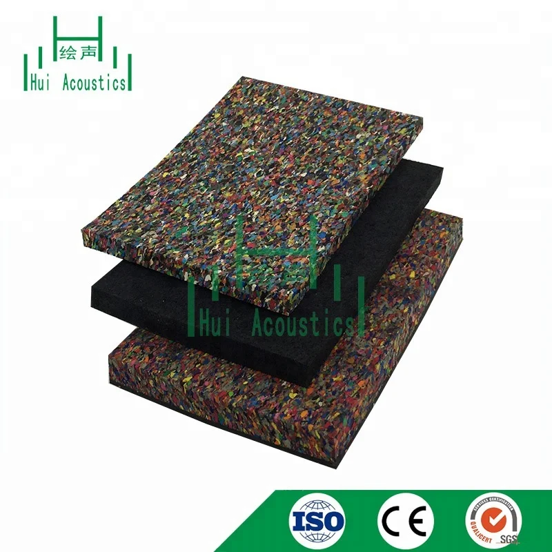 3mm Acoustic Underlay Absorb Impact Material Acoustic Rubber Anti-Vibration Soundproof Mat