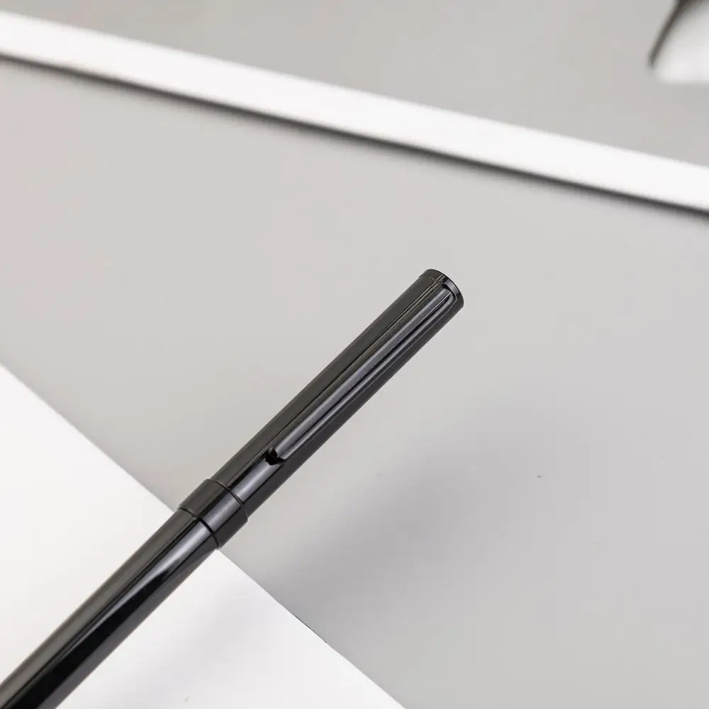 High Quality Smooth Writing Business Corporate Luxury Metal Roller Tip Ball Pens with Cap for Gift and Promotion