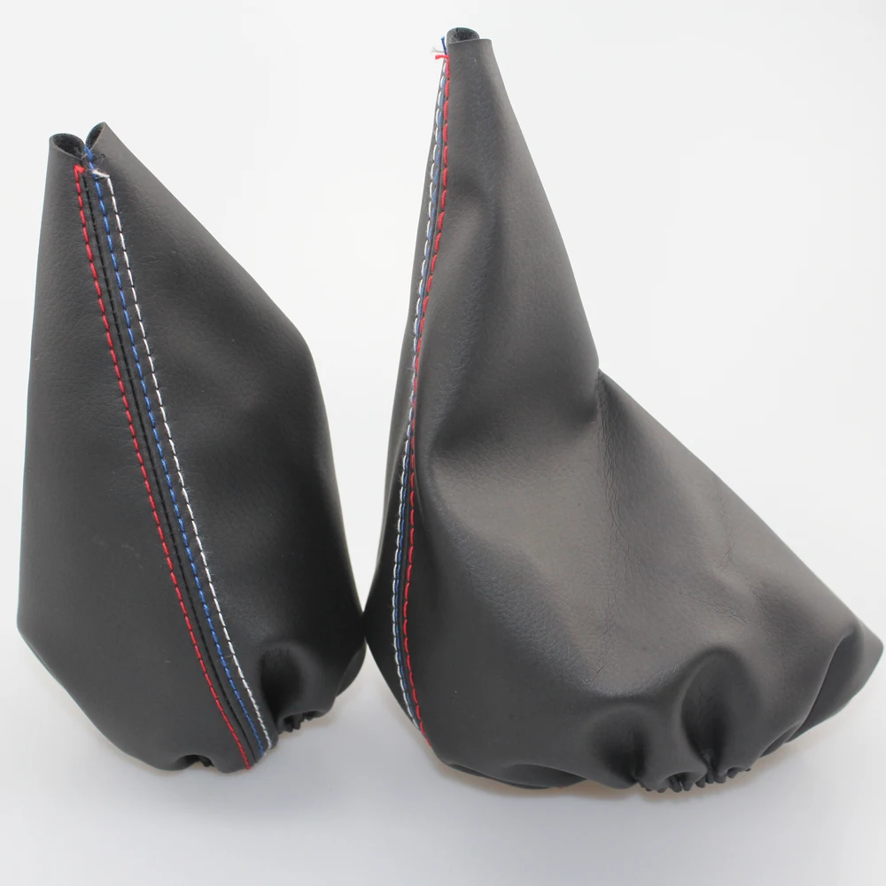 Hot selling Black Hand brake cover Shift cover  Car gear shift knob forbmwE36 E46